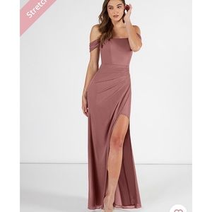Azazie desert rose “kit” dress. Not altered